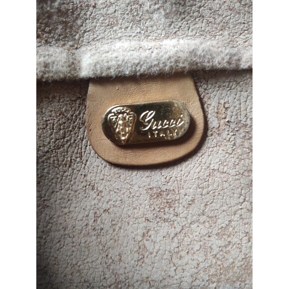 Vintage Gucci Micro GG Monogram 80s Shoulder Purse Crossbody Bag Web Stripe - Picture 16 of 17